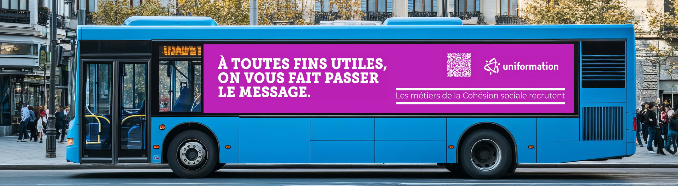 Uniformation organise une campagne de communication nationale ambitieuse pour valoriser les métiers et les entreprises de la Cohésion sociale