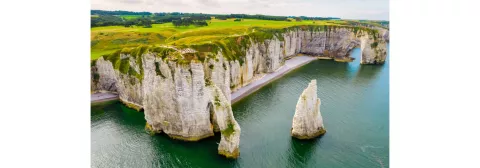 endroit en France : les falaises d'Etretat