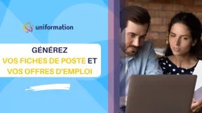 5 étapes pour générer vos fiches de poste et offres d'emploi sur Uniformation.fr