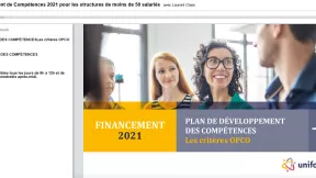 Plan de Développement des Compétences 2021 pour les structures de moins de 50 salariés Plan de Développement des Compétences 2021 pour les structures de moins de 50 salariés